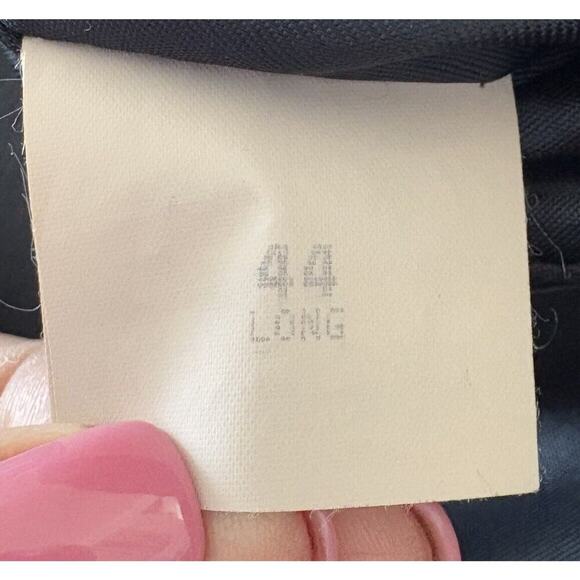 Joseph & Feiss Navy Blue Sport Coat Wool Blazer Sports Suit Jacket Mens 44L (BS) - Picture 7 of 7